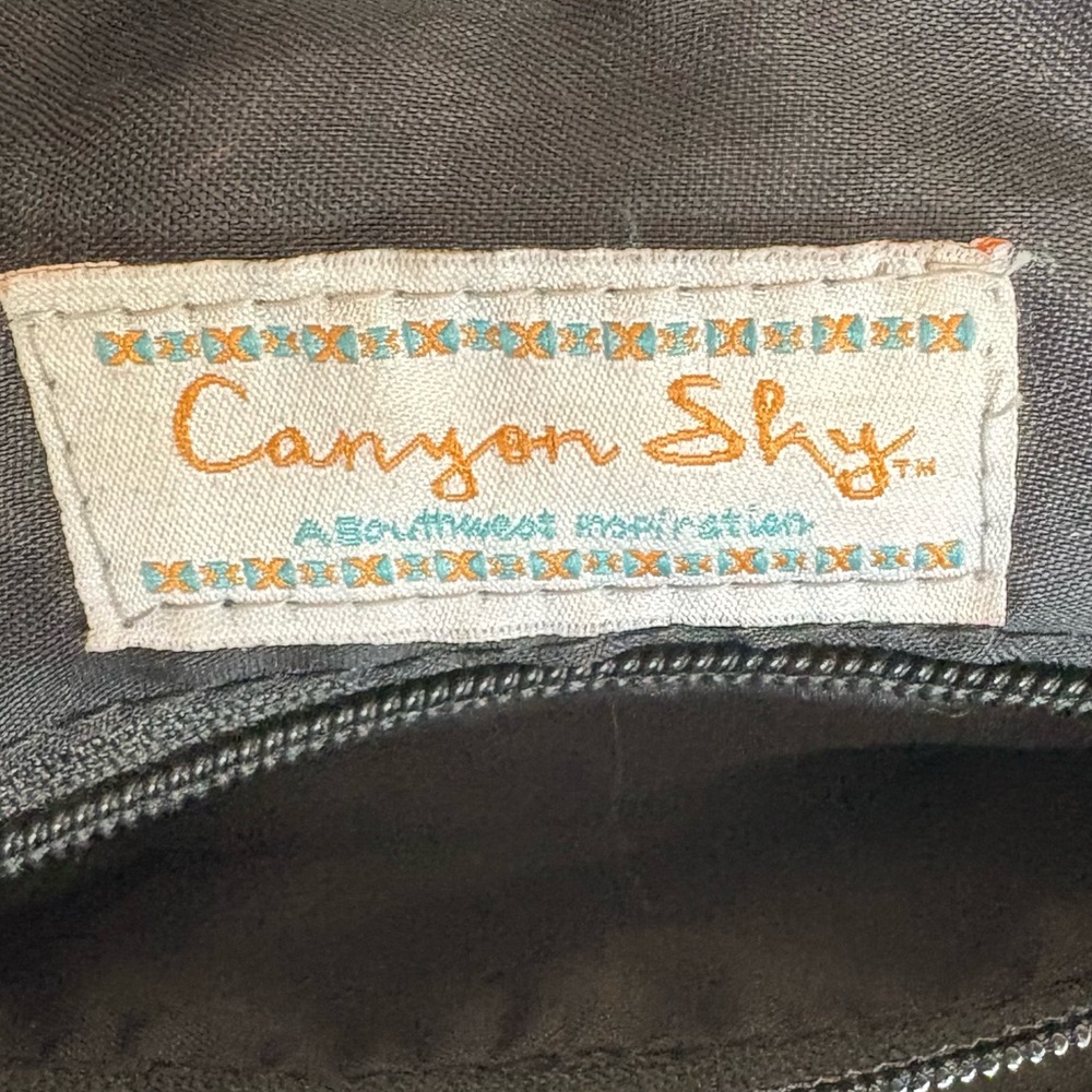 CANYON SKY Aztec Denim Crossbody Bag - Picture 6 of 15